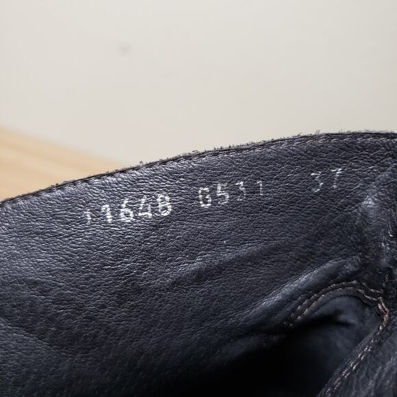 Fidji Women's 37 Pleated Multicolor Ankle Boot Purple Maroon Stripe Comfort Zip - Picture 8 of 9